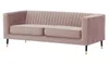 Dreisitzer-Sofa Slender - helllila - Velluto 14 Produktbild-Vorschau 2