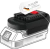Akku-Adapter Kompatibel für DeWalt / Milwaukee 18V-20V Produktbild-Vorschau 1