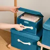 1x Aufbewahrungsbox mit Deckel Aufbewahrungstasche, Stoff Produktbild-Vorschau 4
