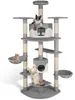 tectake® Kratzbaum Fippi 201 cm inklusive Spielkordel und Produktbild-Vorschau 1