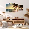 Bild auf Leinwand - Leinwandbild - Wolke exotischer Palm- Produktbild-Vorschau 7