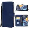 A collage of images showing a blue flip-style phone case for a Motorola Moto G22. Produktbild-Vorschau