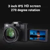 Fotocamera digitale 4K 60fps 75MP 6x zoom 3 pollici schermo Anteprima dell’immagine prodotto 4