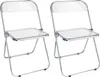 2er Set Klappstuhl Lounge-Sessel Besuchersstuhl PET‌ Produktbild-Vorschau 1