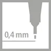 A close-up graphic illustrating the tip of a pen with a measurement indicator. Anteprima dell’immagine prodotto
