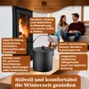 BLACK OAK Ascheeimer TOBA 5L – schwarz mit Deckel & Produktbild-Vorschau 6