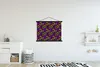 MuchoWow® Textilposter Tiermuster - Panther - Neon 120x90 Produktbild-Vorschau 2