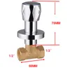 Aqualine Unterputzventil 1/2", Chrom Produktbild-Vorschau 4