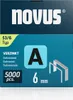 novus 042-0761 novus Tackerklammern Feindraht 53/6, 5.000 Vista previa de la imagen del producto 8