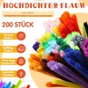 200 Stš¹ck Pfeifenputzer zum Basteln, 30 cm mehrfarbige Produktbild-Vorschau 2