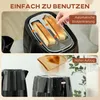 HOMCOM Wasserkocher Toaster Set 2200 W 1,7L Wasserkocher, 2 Produktbild-Vorschau 8