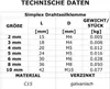 SEILKLEMMEN SIMPLEX verzinkt  5mm  50 Stück    Klemme Produktbild-Vorschau 5