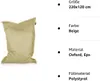 Sitzsack Sitzsack Rechteck mit rand Sitzkissen Bean Bag Produktbild-Vorschau 4