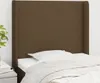 vidaXL Kopfteil mit Ohren Dunkelbraun 83x16x118/128 cm Produktbild-Vorschau 2