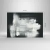 Bilder auf glas - Einteilig - Abstraktion Schwarz Weiß - Produktbild-Vorschau 3