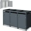 ML-Design Mülltonnenbox 3er mit Pflanzdach für 3 Produktbild-Vorschau 9