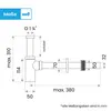 Bächlein Design Siphon Universal für Waschbecken & Produktbild-Vorschau 6