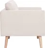 VidaXL 276851, Cremefarben, 3 Sitz(e), Polyester, 1680 mm, Produktbild-Vorschau 11