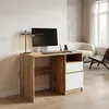 Kompaktný písací stôl 100 x 50 cm | Moderný počítačový a Náhľad obrázku produktu 2