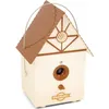 A product shot of a birdhouse-shaped device. Podgląd zdjęcia produktu