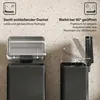HOMCOM: Cubo de basura de 20 litros, cubo de pisón con tapa Vista previa de la imagen del producto 5
