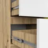 Kommode AKORD JERRY Eiche Artisan 80 cm Tür 3 Schubladen 2 Produktbild-Vorschau 4