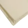 vidaXL Coussin pour chaise longue Beige 186x58x4 cm Tissu Voir les images du produit 9