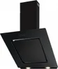 A black chimney range hood shown against a white background. Produktbild-Vorschau