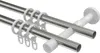 Interdeco Gardinenstange / Vorhangstange Edelstahl-Optik, Produktbild-Vorschau 3