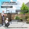 Plastikowa szopa Outsunny 3.24m² 190x191x215cm szopa Podgląd zdjęcia produktu 4