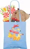 Mr. & Mrs. Panda Tote Bag Hase Snowboarden - Sky Blue - Produktbild-Vorschau 3