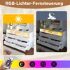 Flieks Commode Sideboard avec 6 tiroirs et compartiment de Voir les images du produit 6
