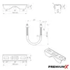 PremiumX Dachsparrenmasthalter 100cm Mast Dachsparrenhalter Produktbild-Vorschau 7