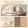 PawHut 3-stöckig Katzentonne für drinnen, halbgeschlossene Produktbild-Vorschau 6