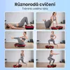 Extralink vibrační plošina 200W fitness trénink červená Náhled obrázku produktu 8
