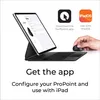 An iPad with a keyboard and a mouse, with app download and usage instructions. Náhľad obrázku produktu