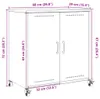 vidaXL Kredens stalowy antracyt 68x39x72 cm Podgląd zdjęcia produktu 8