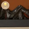 Dekorativer LED-Kamin, aus Metall, 10 x 57 x 25 cm Produktbild-Vorschau 3