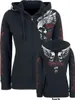 Rock Rebel by EMP Damen schwarze Kapuzenjacke mit Produktbild-Vorschau 1