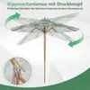 Parasol COSTWAY φ 270 cm, parasol de jardin en bois, Voir les images du produit 6