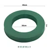 Nass Steckschaum Kranz 40cm mit ringförmiger Produktbild-Vorschau 5