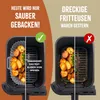 KitchBo Silikonform 20x20x6,3cm schwarz/grau Produktbild-Vorschau 5