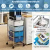 Wózek COSTWAY z 4 szufladami, półką i metalową ramą, wózek Podgląd zdjęcia produktu 4