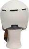 The back of a white ski helmet displayed on a mannequin head. Anteprima dell’immagine prodotto