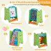 COSTWAY, table multifonctionnelle 4 en 1 pour enfants, Voir les images du produit 3