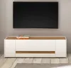TV Lowboard "Center" in weiß mit Wotan Eiche, Produktbild-Vorschau 2