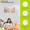 ARTland Leinwandbild Malerisches Pampasgras im Panorama Produktbild-Vorschau 3