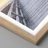 Gerahmtes Poster - Rahmen in heller Eiche - Weg Meer Brücke Produktbild-Vorschau 2