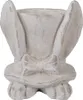 Clayre & Eef Blumentopf Kaninchen 17x16x19 cm Beige Stein Produktbild-Vorschau 1