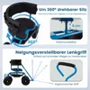 Carrello da giardino COSTWAY fino a 135 kg, seduta da Anteprima dell’immagine prodotto 5